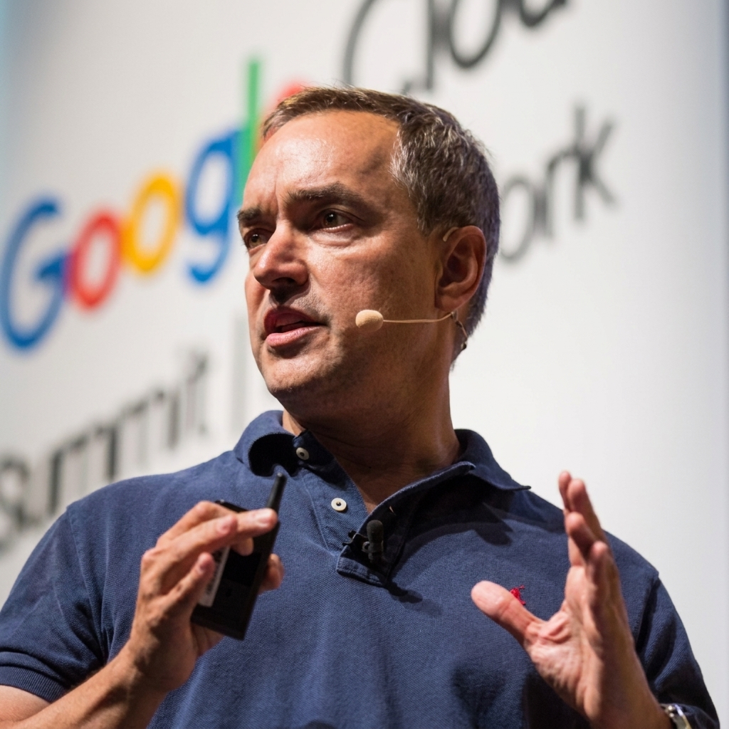 Scott Penberthy speaking at Google Cloud Summit